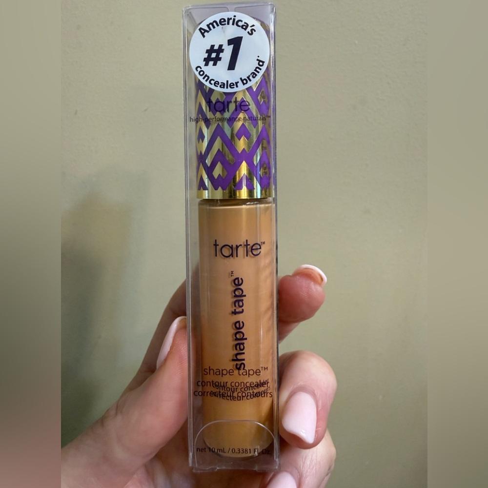 tarte Shape Tape Concealer — Warm Tan (Beige, Gold Accents)